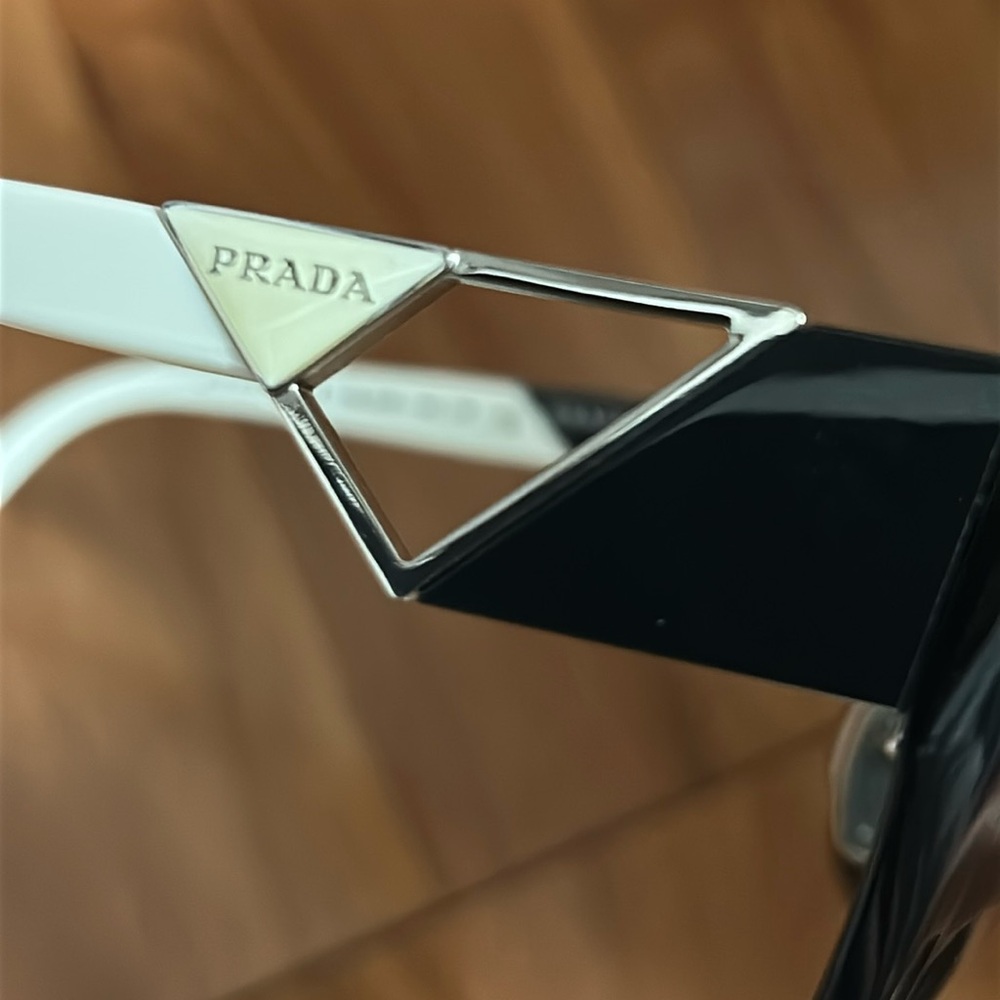 Authentic Prada Triangle Side Sunglasses - Picture 7 of 16